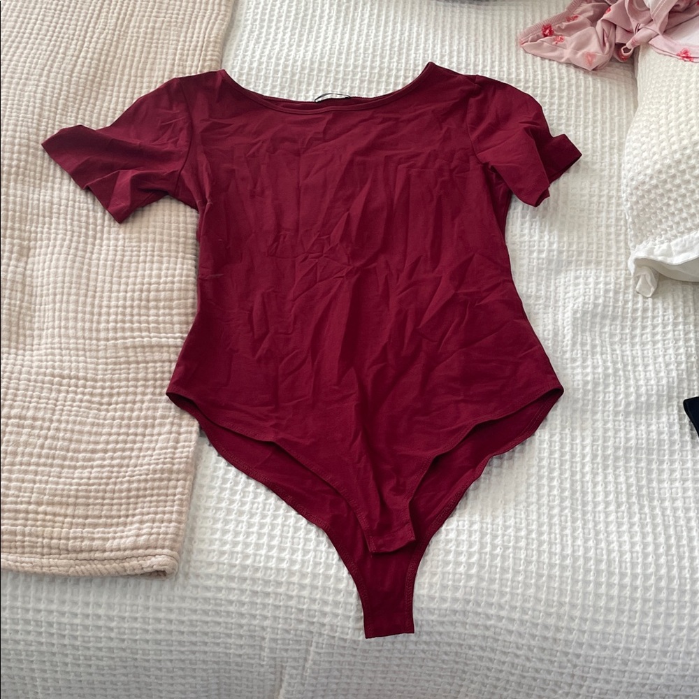 Elegant Maroon Kids Bodysuit